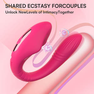 هزاز لاسلكي على شكل حرف U من ديلوف مع تطبيق، محفز للبظر قابل للارتداء، مدلك لنقطة G، ألعاب جنسية للنساء - Product Image 6