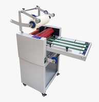Vente d'usine QK-390A A4 A3 plastifieuse manuelle numérique avec rembobinage