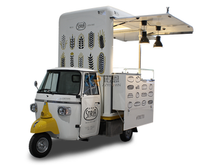 Camion de nourriture mobile électrique à vendre, kiosque de vente rapide de glaces, tricycle Ape, chariot de nourriture avec cuisine complète - Product Image 2