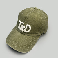 Casquette de baseball unisexe personnalisée brodée rétro en coton non structuré, six pièces, délavée et à boucle, avec lettres