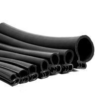 Échantillon gratuit de profil de joint en caoutchouc EPDM en forme de U pour bordure de porte de voiture, extrusion de caoutchouc