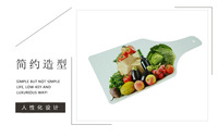 Planche à découper en verre trempé sublimation personnalisée tapis à découper fruits aliments pour bébés personnalisés vaisselle de cuisine en polyester
