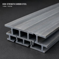 Poutre en T en acier au carbone haute résistance, profil structurel en T pour la construction