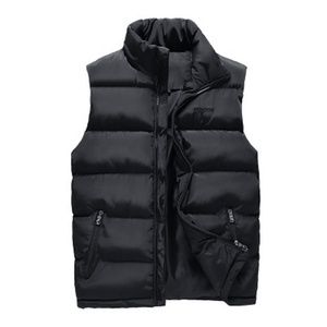 Gilet imbottito da uomo Winter Stand Collar piumino trapuntato <span class=keywords><strong>giubbotto</strong></span> scaldamuscoli - Product Image 3