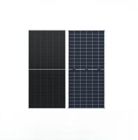 Panneau solaire monocristallin bifacial demi-cellule PERC double vitrage LR8-66HYD 630-670W, efficacité 23%, pour toiture BIPV