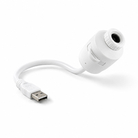 Proyector de Estrellas USB, Lámpara Nocturna para Techo de Auto y Dormitorio, Lámpara Proyectora Flexible con Cuello de Cisne de Galaxia, Luna y Saturno