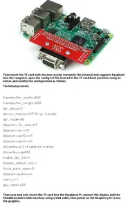 Module adaptateur VGA666 Gert-VGA, carte de conversion GPIO vers VGA pour Raspberry Pi 3B+/2B/B+/A+ <span class=keywords><strong>DPI</strong></span> Dtoverlays Passive - Product Image 4