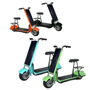Factory Direct Sales Solar Powered Electric Scooter With Batteries And Seats
