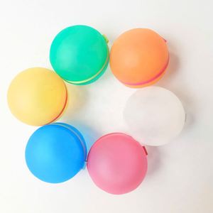 Ballons en silicone rechargeables, bombes à eau pour jeux d'extérieur, amusement estival pour enfants, réutilisables, sûrs pour jouer à l'extérieur et dans la cour. - Product Image 1
