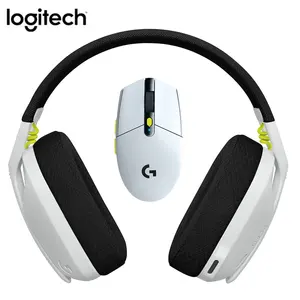 Orijinal Logitech G435 G304 2.4G kablosuz oyun kulaklıkları ve kablosuz oyun fare kulaklık RGB fare iptal 7.1 gürültü