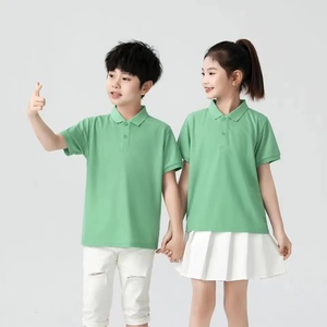 Vente en gros d'uniformes scolaires <span class=keywords><strong>T</strong></span>-shirts polo d'é<span class=keywords><strong>t</strong></span>é pour enfants garçons filles pour enfants <span class=keywords><strong>T</strong></span>-shirts polos unis avec logo personnalisé pour enfants - Product Image 4