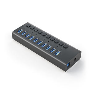 11-Cổng USB 3.1 C Hub 48W <span class=keywords><strong>Power</strong></span> Adapter Expander Với Truyền Dữ Liệu Hợp Kim Nhôm Máy Tính Xách Tay Phụ Kiện Cổ Phiếu Có Sẵn - Product Image 4