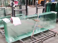 Verre feuilleté transparent en PVB, découpé sur mesure pour balustrades de balcon de villa, murs-rideaux et panneaux solaires – Vente en gros