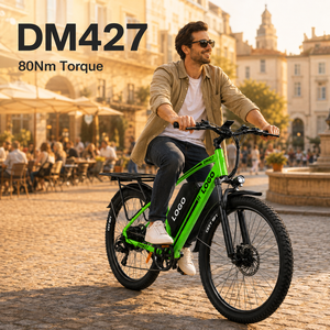 Vélo de montagne électrique DM427 27,5 pouces Moteur sans balais 750W Couple de 80 Nm Cadre en aluminium 7 vitesses avec fourche à suspension - Product Image 1