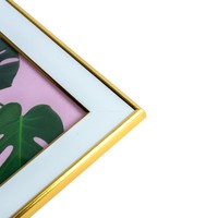 Cadre photo rectangulaire en plastique PS de haute qualité, marque WM, prix de gros, pour la décoration intérieure