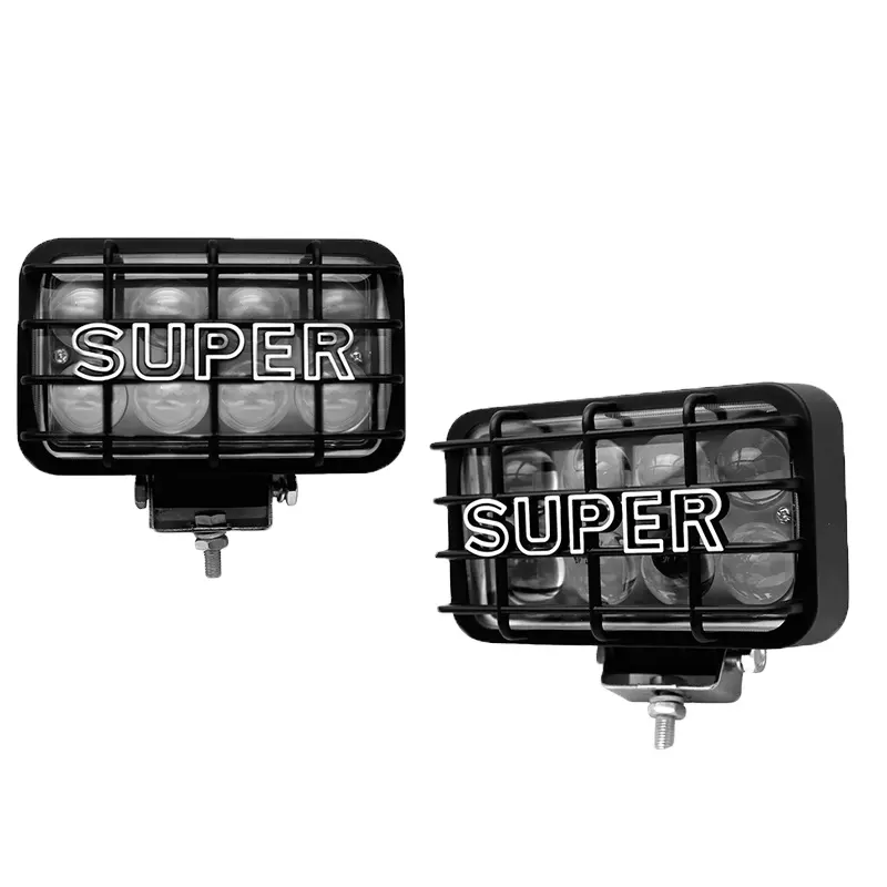 Aurora Hot Sale AAL-0340 6.5" 40W Square Shape Barra Led Vehicle Car Spot Light For Motorcycles Cars Trucks