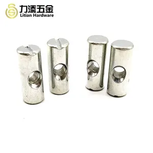 Furniture hammer screw One word Hammer cylinder nut Brass Barrel Cross Nut