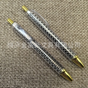 In Stock Plastic Inner Rod Rollerball <strong>Pen</strong> Gold Silver Rose Gold Accessories <strong>Multiple</strong> <strong>Colors</strong> Available Wholesale - Product Image 4