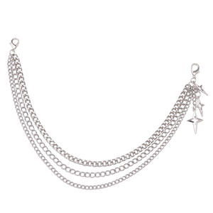 Multi Layered Star Shoe <b>Chain</b> Zinc Alloy Unisex Casual Martin <b>Boot</b> Accessory - Product Image 5