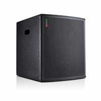 MORIN kotak Subwoofer Logo kustom, pengeras suara panggung koaksial kayu MDF aktif 700W/900W/1000W MDF 12 15 18 inci