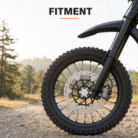 Pièces de rechange pour vélo électrique tout-terrain, disque de frein flottant surdimensionné personnalisé de 220 mm pour Surron Light Bee Segway X160 X260