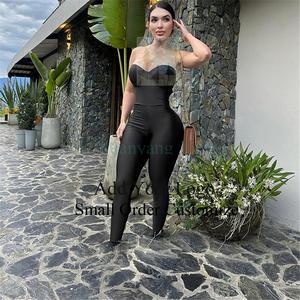 Mono deportivo para mujer con espalda cruzada, sin mangas, para gimnasio, atlético, de una pieza, sexy - Product Image 4