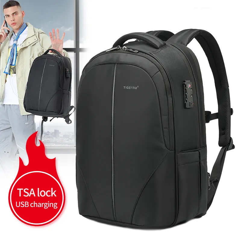 Tigernu T-B3105 4A laptop backpacks work bags for men back packs anti-theft backpack laptop bag waterproof TSA lock 15.6