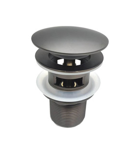 Kualitas tinggi baja tahan karat berlapis hitam Pop-Up wastafel pembuangan saringan kuningan dengan meluap untuk penggunaan rumah Hotel kamar mandi - Product Image 4