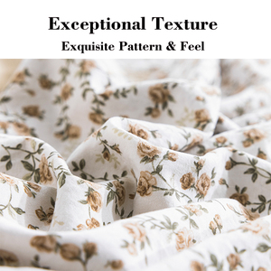 Parure de lit en polyester 4 pièces : Housse de <span class=keywords><strong>couette</strong></span>, drap plat, taies d'oreiller – Microfibre douce pour hôtel et maison (tailles Queen et King) - Product Image 3