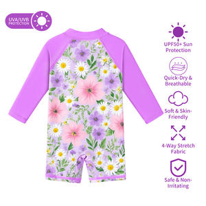 Vente en gros <span class=keywords><strong>Maillot</strong></span> <span class=keywords><strong>de</strong></span> <span class=keywords><strong>bain</strong></span> une pièce manches longues pour bébé fille Rashguard fermeture éclair Protection solaire UPF50 <span class=keywords><strong>Maillot</strong></span> <span class=keywords><strong>de</strong></span> <span class=keywords><strong>bain</strong></span> <span class=keywords><strong>maillot</strong></span> <span class=keywords><strong>de</strong></span> <span class=keywords><strong>bain</strong></span> - Product Image 2