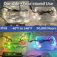 Lumières permanentes de vacances rgbw 12v 24v led pixel point lumière musique synchronisation ip68 lumières de noël permanentes extérieures avec piste