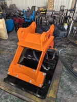 Compacteur à plaques vibrantes pour excavatrice 10-13T, compacteur hydraulique haute efficacité, pour remblais de fosses routières, Permco CE
