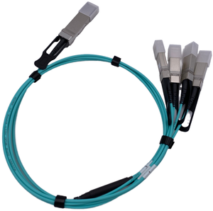 Câble de brassage optique actif Cisc QSFP-4X10G-AOC3M= 40GBASE QSFP vers 4SFP, 3m, câblage LAN TCP - Product Image 2