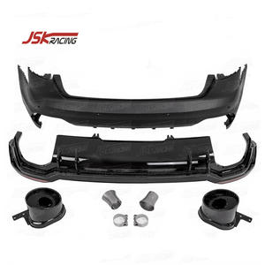 Pare-chocs arrière ABS pour <span class=keywords><strong>Audi</strong></span> A4 B9 S4 2017-2020, pare-chocs de voiture modifié, style <span class=keywords><strong>RS4</strong></span> amélioré - Product Image 1