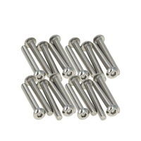 Boulon à tête en titane coloré en acier inoxydable, pour vtt, vélo, bmx