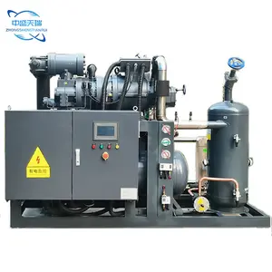 Thermoking Refrigeration Unit Parallel Screw Compressor Heat Exchanger Condensing Unit For Cold Room Container Of Hanbell