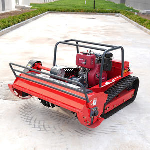 Tondeuse à gazon tout-terrain agricole à chenilles en caoutchouc, robot télécommandé avec moteur diesel - Product Image 2