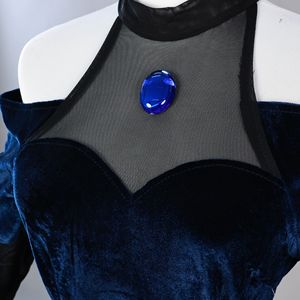 Disfraz de Cosplay de Anime Alien Stage Mizi Sua, Vestido Oscuro, <span class=keywords><strong>Peluca</strong></span>, Guantes, Medias, Cinturón, Trajes, Uniforme, Disfraces para Halloween, Comic Con - Product Image 4