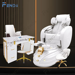 Luxuriöser Pediküre-Massagestuhl mit <span class=keywords><strong>Shiatsu</strong></span>-Rückenmassage und Whirlpool-Fußbadewanne - Product Image 3