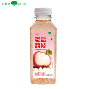 300ml Private Label Lychee Compound Juice Beverage Soft Drinks Manufacture Wholesale Beverages Soft Drinks