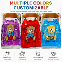 Sanhome Europäischer Stil 100% Polyester Gestrickte Cartoon Baby Kinderdecke Superweich Warm Für Alle Jahreszeiten Anpassbares Gewicht Farbe