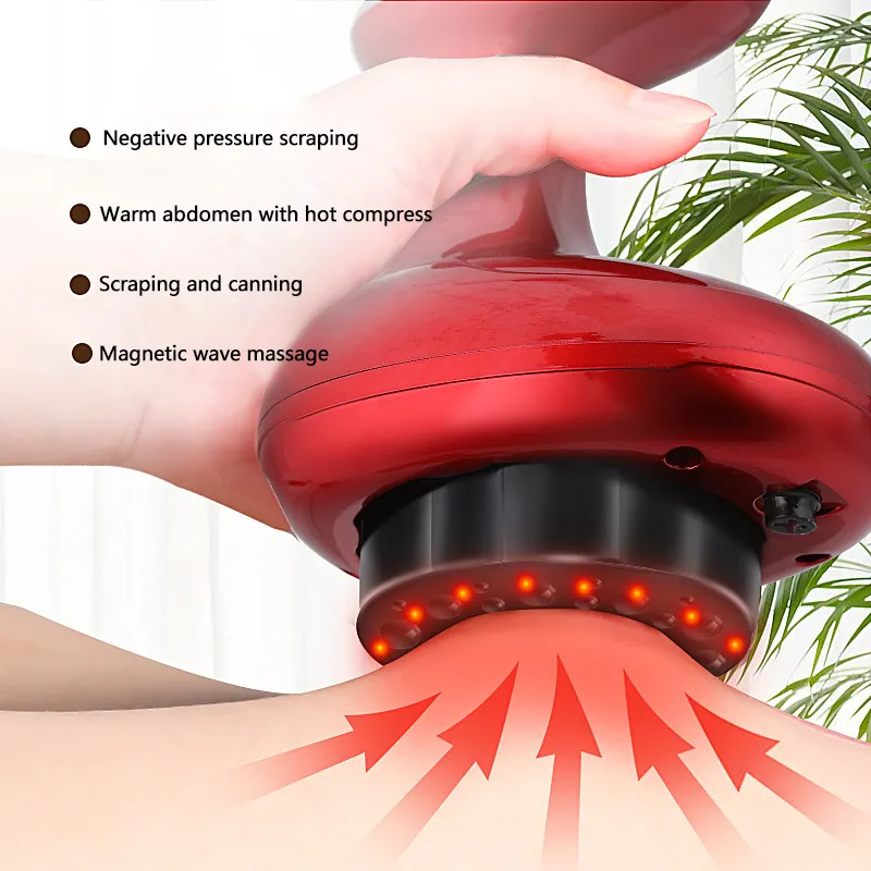 Charging intelligent meridian heating gravity operator hand intelligent massage instrument suction sha yi electric movement