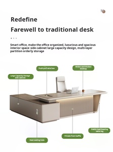 Sơn Mài Ông Chủ bàn hiện đại nội thất văn phòng sang trọng văn phòng quản lý bàn, Chủ tịch điều hành Bàn máy tính - Product Image 4