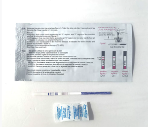 Bandelette de <span class=keywords><strong>test</strong></span> de grossesse urinaire haute précision en une étape de 2,5 mm pour une détection précoce en 1 à 3 minutes - Product Image 2