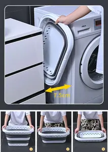 Hot Selling Household Foldable Laundry Basket For Dirty Clothes Laundry Basket With Handle