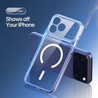 Coque de téléphone transparente antichoc en PC+TPU au toucher givré de style minimaliste pour iPhone 18 Pro Max