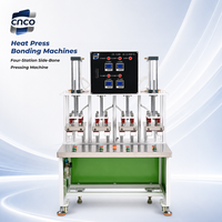 Presse à chaud pneumatique à quatre stations CNCO CN-710B pour le façonnage et le collage des coutures latérales de sous-vêtements