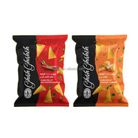 Metallisch Glänzende Gravur-Bedruckte Maßgeschneiderte Kartoffelchips-Verpackungsbeutel Innen Aluminium Metallisierte PET/VMPET/PE Sachets Lebensmittelgeeignete Beutel