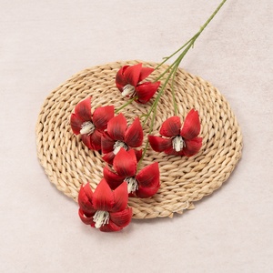Artificial Silk Kapok Flowers Chinese-Style Floor-Standing Floral Arrangement Living Room Entrance <b>Decoration</b> Styling - Product Image 4