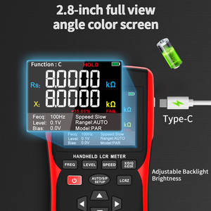 El dijital LCR metre 100KHz kapasite endüktans Tester 2 in 1 pil iç direnci 200 Ohm Tester ZOYI ZT-DQ02 - Product Image 4